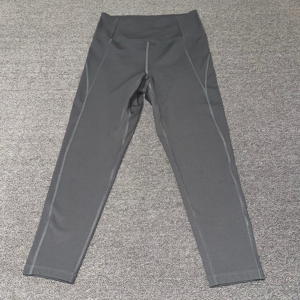 Girlfriend Collective Compressive High Rise Leggings Gray Size Medium Activewear